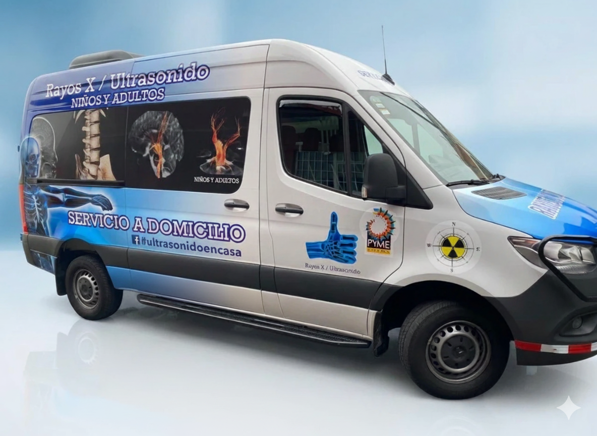 Unidad médica móvil - Ultrasonidos y Rayos X a domicilio y en empresas
